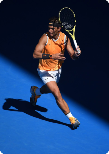 Rafa Nadal Academy athlete campaign
